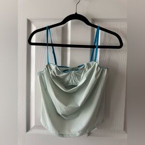 Urban Outfitters: Low Cut Halter Top with Built-in Bra
Size: L